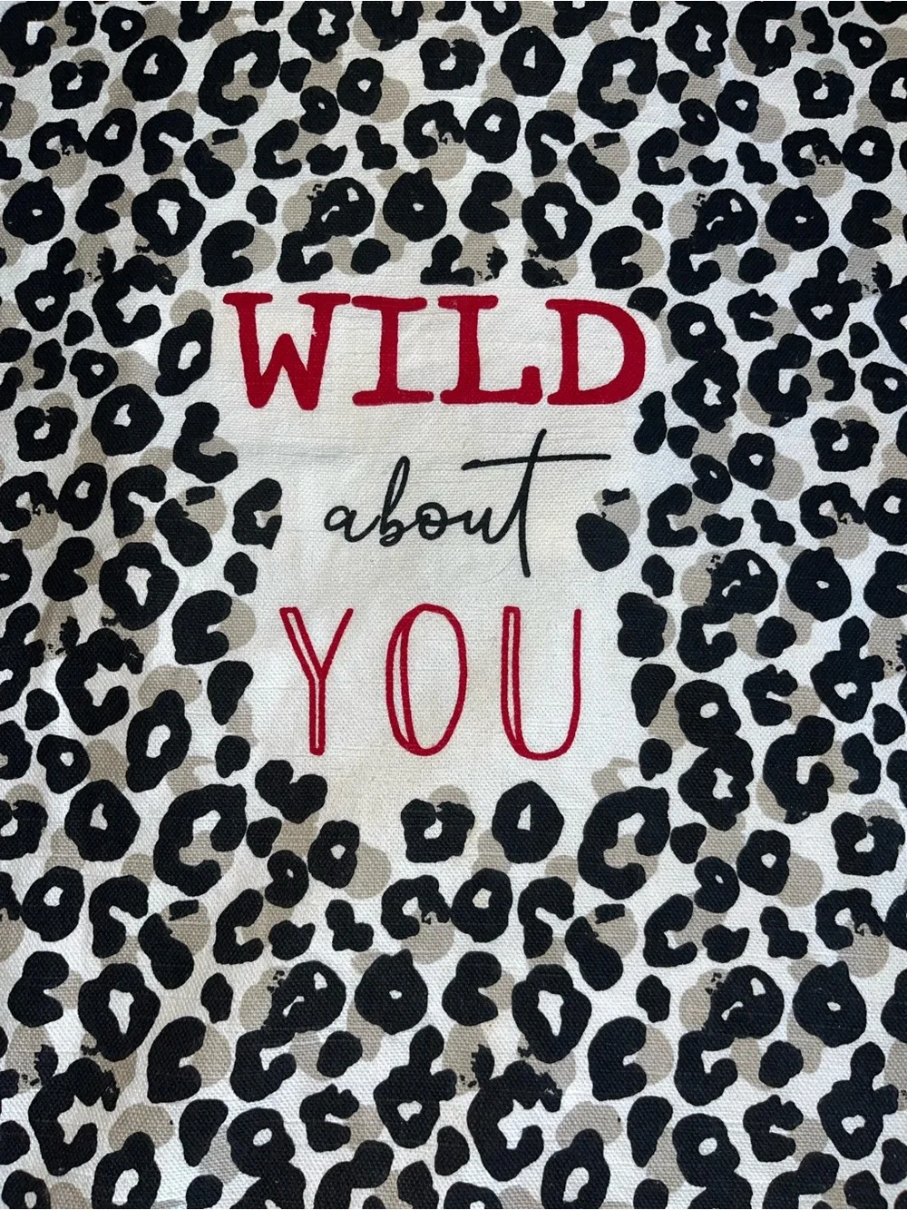 Wild About You Leopard Print Tote Bag - Pink and Black and Red - Picture 3 of 4